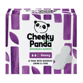 Cheeky Panda Pads with Bamboo Lining Core Heavy 12 Pads 6 Pack SPADS290MM VHK63153 F