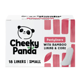 Cheeky Panda Pantyliners with Bamboo Lining Core 18 Liners 6 Pack SPADS155MM VHK63151 F