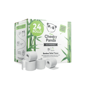 Cheeky Panda Toilet Roll 3 Ply 200 Sheets 24 Pack 770753 F