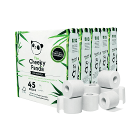 Cheeky Panda Toilet Tissue Roll 3 Ply 200 Sheets 45 Pack 770755 F