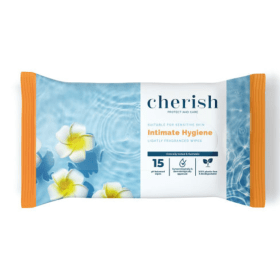 Cherish Intimate Hygiene Wipes 12 x 15 180 Pack RWS00234 F