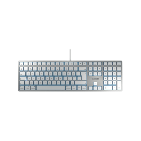 Cherry KC 6000 Slim for Mac Keyboard Wired Silver 555776 F