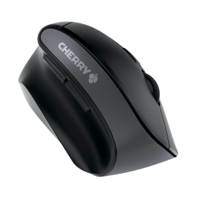 Cherry MW 4500 USB Vertical Mouse Left Hand 6 Buttons Scroll Wheel Wireless Mouse Black 770780 F