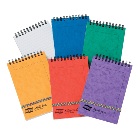 Clairefontaine Europa Midi Notepad 200 Pages 152mm x 102mm Assortment A 10 Pack 115254 F