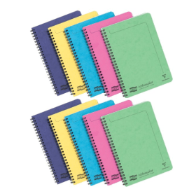 Clairefontaine Europa Notebook Ruled 120 Pages A5 Assorted 10 Pack 154142 F