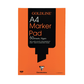 Clairefontaine Goldline Marker Pad 50 Sheets A4 GPB1A4 121578 F
