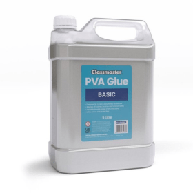 Classmaster Blue Label PVA Glue Washable 5 Litre 830891 F