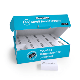 Classmaster Plastic Eraser 45 Pack 411124 F