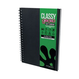 Classy Gecko Wirebound Sketchbook Portrait 40 Sheets A4 GEC102 795922 F