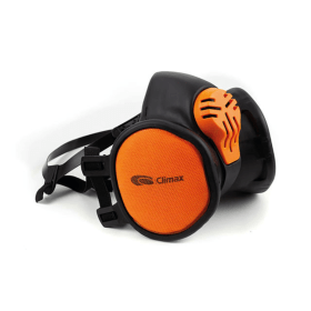 Climax Ffa1p3 Maintenance Free Half Mask Black Orange VMX26987 F