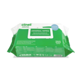Clinell Universal Wipes 200 Pack CM1902 448685 F
