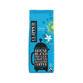 Clipper Fairtrade Decaffeinated Organic Roast and Ground Coffee 227g 794215 F