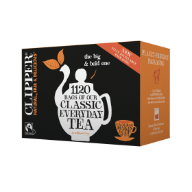 Clipper Fairtrade Everyday One Cup Tea Bags 1120 Pack 809277 F