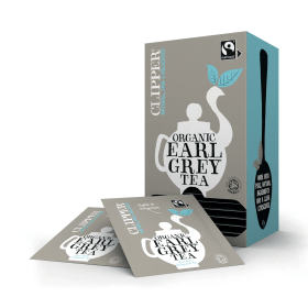 Clipper Fairtrade Organic Earl Grey Tea Bags 25 Pack 285755 F