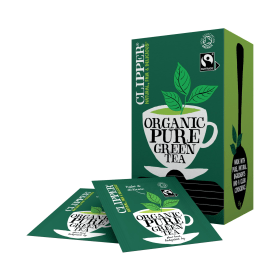 Clipper Fairtrade Organic Green Tea Bags 25 Pack 157945 F