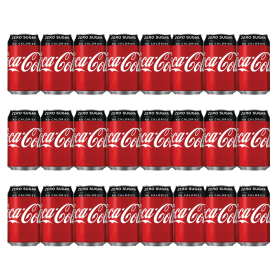 Coke Zero Fizzy Drink 330ml 24 Pack 280967 F