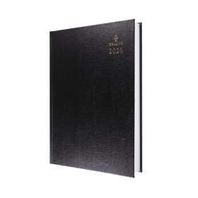 Collins Desk Diary 2 Pages Per Day A4 Black 2026 914480 F