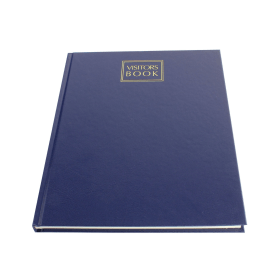 Collins Visitors Book Leathergrain 192 Pages 40 187816 F