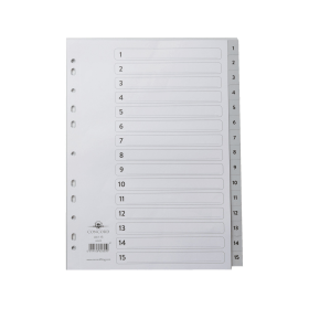 Concord Grey Index Dividers 1 15 62605 111016 F