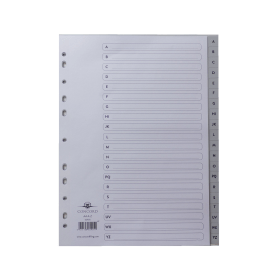 Concord Grey Index Dividers 20 A Z 62905 163170 F