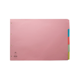 Concord Subject Divider 5 Part 160gsm A3 Assorted 70399 J3 142607 F