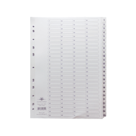 Concord White Index Dividers 1 200 107969 F