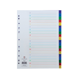 Concord White Multicoloured Index Dividers A Z 133600 F