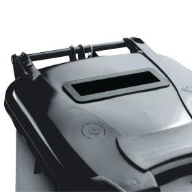 Confidential Waste Wheelie Bin 120 Litre Grey 372288 F