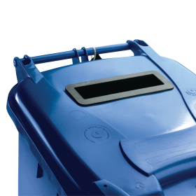 Confidential Waste Wheelie Bin 240 Litre Blue 372211 F
