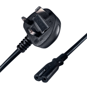 Connekt Gear UK Mains to C7 Cables 2m Black 388444 F
