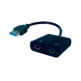 Connekt Gear USB A 2x3.5mm Stereo Jack Adapter A Male Female 1m 761583 F