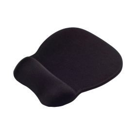 Contour Ergonomics Memory Foam Mouse Mat Wristrest Black 478973 F