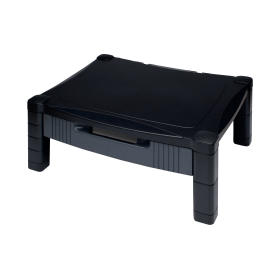 Contour Ergonomics Monitor Stand with Drawer Black 478960 F