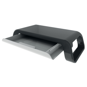 Contour Ergonomics Monitor Stand with Drawer Black 554637 F