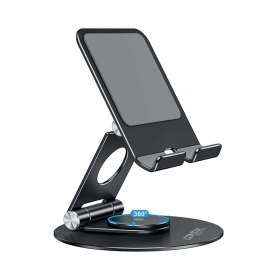 Contour Ergonomics Rotating Hinged Tilting And Rotating Tablet Phone Stand 4 13 Inches Black 925526 F