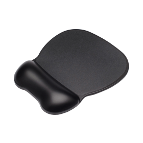 Contour Ergonomics Soft Skin Gel Mouse Mat Wrist Rest Black 478958 F