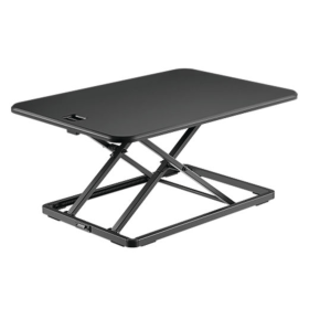 Contour Ergonomics Ultra Slim Sit Stand Desk Converter Workstation Black VE10179 F