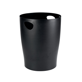 Contour Ergonomics Waste Paper Bin 18L Black 565345 F