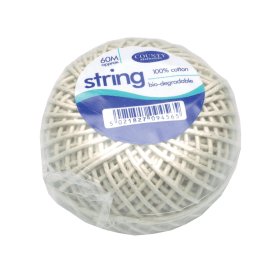 County Cotton String Ball Medium 60m 12 Pack 281347 F