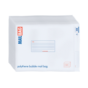 County Stationery Poly Bubble Envelopes Jumbo 500x650mm White 10 Pack C274 924768 F
