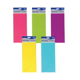 County Stationery Tissue Paper C6 500x750mm Assorted 36x5 180 Pack C6 523181 F