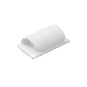 D Line Cable Clips Self Adhesive White 20 Pack 488707 F