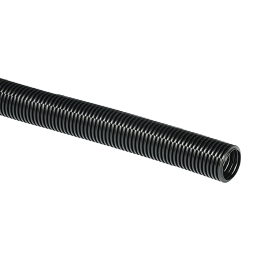 D Line Cable Tidy Split Flexible Tube 1.1m x 25mm Black 410936 F