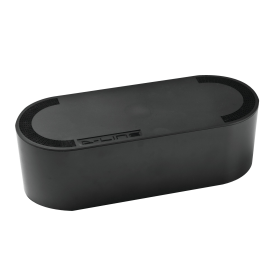 D Line Cable Tidy Unit 420mm x 160mm x 35mm Large Black 410945 F