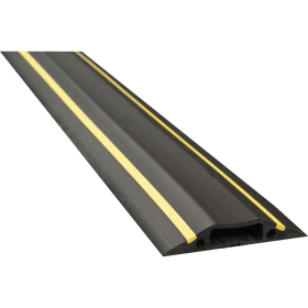 D Line Medium Hazard Duty Floor Cable Cover 9m Black Yellow 445184 F