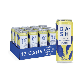 Dash Lemon Sparkling Water 330ml 12 Pack 828127 F