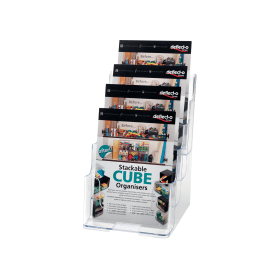 Deflecto 4 Tier Literature Holder A5 DE779YTCRY 120708 F