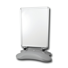Deflecto A1 Water Based Pavement Display Board with Snap Frame Silver 600075 F