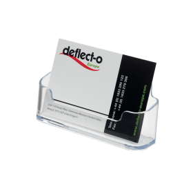 Deflecto Business Card Holder DE701YTCRY 120415 F