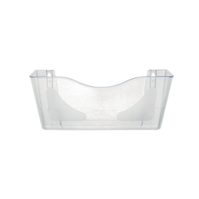 Deflecto Crystal Landscape Literature Holder A4 CPO74YTCRY 121771 F